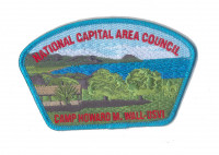 NCAC Camp Howard Wall CSP Blue Metallic Border National Capital Area Council #82