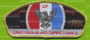Patch Scan of CIEC Class of 2023 CSP gold metaliic bdr