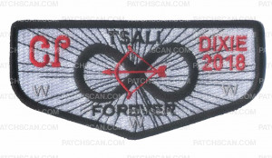 Patch Scan of Tsali Dixie 2018 Forever - White Background