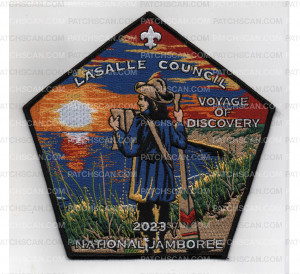 Patch Scan of 2023 National Jamboree Center Piece (PO 101079)