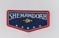 Shenandoah NOAC Patriotic Flap Virginia Headwaters Council formerly, Stonewall Jackson Area Council #763