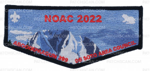 Patch Scan of De Soto Area Council - 2022 NOAC Horse Flap 
