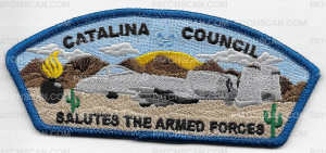 Patch Scan of Catalina Council Salutes The Air Force