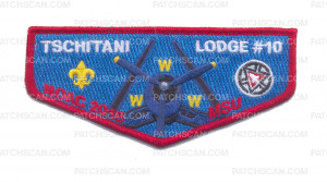 Patch Scan of K124381 - Connecticut Rivers Council - Tschitani Lodge 10 NOAC Flap