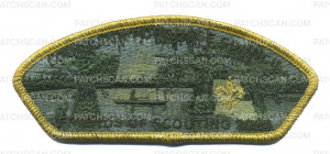 Patch Scan of Louisiana Purchase Council 2024 FOS (Green Ghosted-Gold)