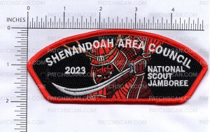 Patch Scan of NATIONAL SCOUT JAMBOREE 2023 RED