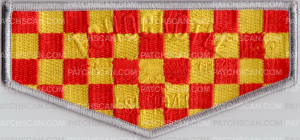 Patch Scan of Echockotee - North Florida Council - Red And Yellow