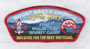 Patch Scan of Fire Mountain Scout Camp CSP Red