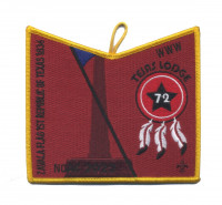 Tejas Lodge NOAC 2022 (Zavala Flag)- Bottom Piece East Texas Area Council #585