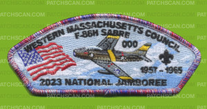 Patch Scan of 2023 NSJ Western Mass F-86H Sabre (Variegated) 