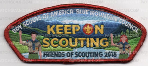 Patch Scan of KEEP ON SCOUTING RED