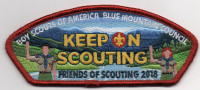 KEEP ON SCOUTING RED Blue Mountain Council #604
