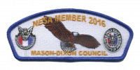 NESA MEMBER 2016 CSP BLUE METALLIC BORDER Mason-Dixon Council #221(not active) merged with Shenandoah Area Council