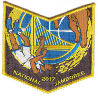 2017 National Jamboree Pocket Patch Mount Diablo-Silverado Council #23