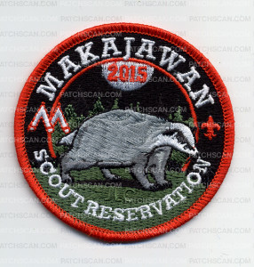 Patch Scan of Makajawan Scout Reservation 