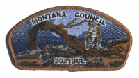 Montana ICL 2021 CSP bronze metallic border Montana Council #315