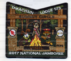 Patch Scan of Takachsin Lodge Pocket Vigil Black Border