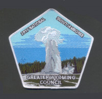 Greater Wyoming Council 2017 Jamboree Center Patch Old Faithful Greater Wyoming Council #638 merged with Longs Peak Council