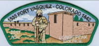1835 Fort Vasquez -Colorado 1842 Longs Peak Council #62 merged with Greater Wyoming Council
