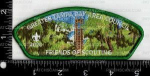 Patch Scan of Greater Tampa Bay Area Council Friends of Scouting 2020