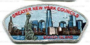 Patch Scan of Greater New Councils- Freedom Tower CSP-Silver - Staten Island 