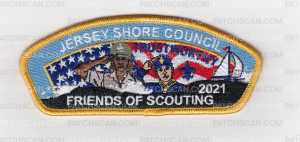 Patch Scan of JSC Friends of Scouting Trustworthy