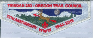 Patch Scan of Tsisqan 253 75th Anniversary Flap