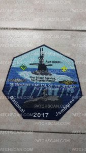 Patch Scan of CRC National Jamboree 2017 Back Patch #14