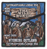 P24644AB Tatokainyanka Lodge 2020 NOAC Set Greater Wyoming Council #638 merged with Longs Peak Council