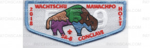 Patch Scan of Conclave Host Flap Blue Border (PO 87638)