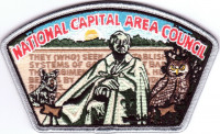 NCAC Owl Wood Badge CSP Silver Border National Capital Area Council #82