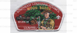 Patch Scan of 2018 Wood Badge CSP White Border (PO 87513)