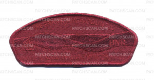 Patch Scan of WAC Wood Badge (Ghosted Metallic Red)