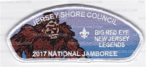 Patch Scan of JSC 2017 National Jamboree 6 Piece Set Big Red Eye