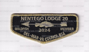 Patch Scan of Nentego Gold Fish Member 2024 Flap
