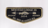 Nentego Gold Fish Member 2024 Flap Del-Mar-Va Council #81