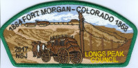1864 fort morgan - Colorado 1868 CSP Longs Peak Council #62 merged with Greater Wyoming Council
