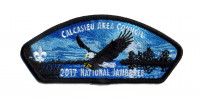 2017 National Jamboree - Calcasieu Area Council - Eagles - Black Border  Calcasieu Area Council #209
