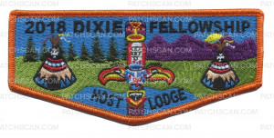 Patch Scan of 2018 Dixie Fellowship Flap Host Lodge