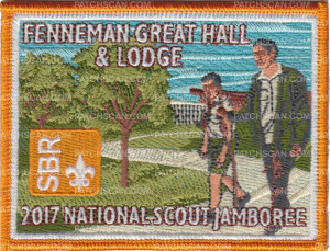 Patch Scan of Fenneman Great Hall & Lodge SBR 2017 National Scout Jamboree