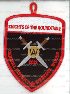 Patch Scan of X167533A KNIGHTS OF THE ROUNDTABLE