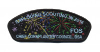 Exploding in Scouting 2016 Chief Cornplanter Council #538
