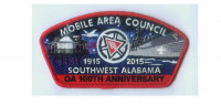 OA 100th Anniversary CSP version 3 (84810) Mobile Area Council #4