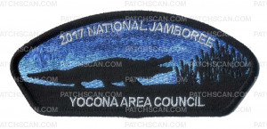 Patch Scan of 2017 National Jamboree - Yocona Area Council - Alligator