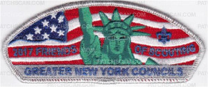Patch Scan of Friends of Scouting 2017 w/ Statue of Liberty
