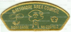Patch Scan of AR0177B-E - BAC Wood Badge Staff