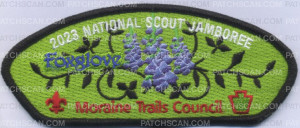 Patch Scan of 455238- 2023 National Jamboree - Foxglove