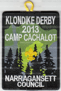 Patch Scan of X163392A Klondike Derby 2013