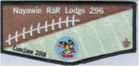 Nayawin Rar Lodge Conclave 2018 Football Flap Tuscarora Council #424