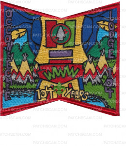 Patch Scan of Occoneechee Lodge 1915-2019 Thundy Head-Regular Thread border Center patch